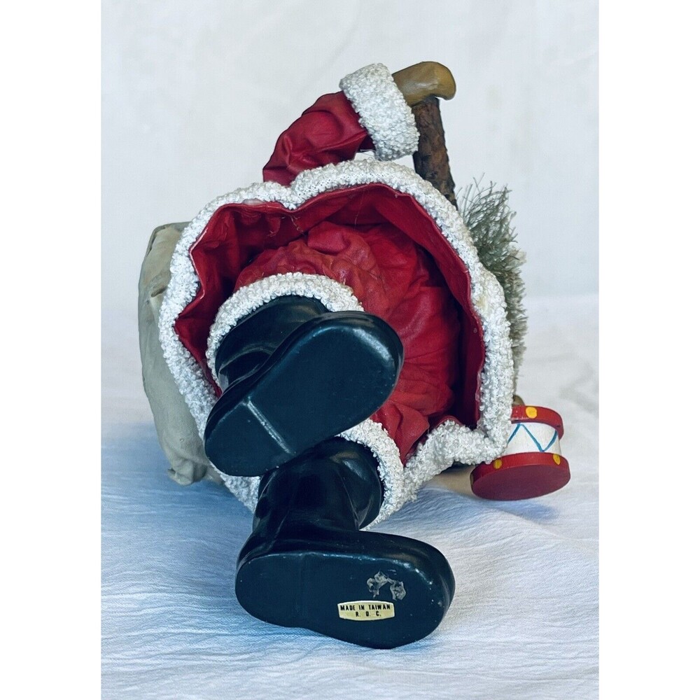 Clothique Possible Dreams Christmas Santa W Christmas Tree Gifts Drum 10" 2004 - Picture 11 of 13